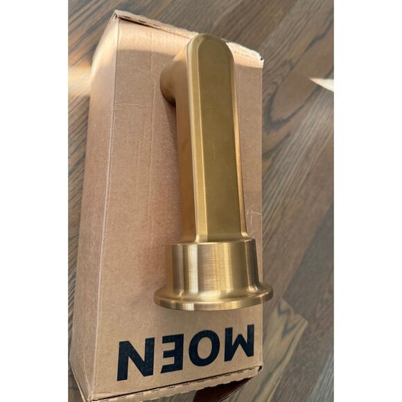 Moen Greenfield 1/2" Slip Fit Connection Non-Diverter Tub Spout, Brushed Gold - Picture 3 of 5